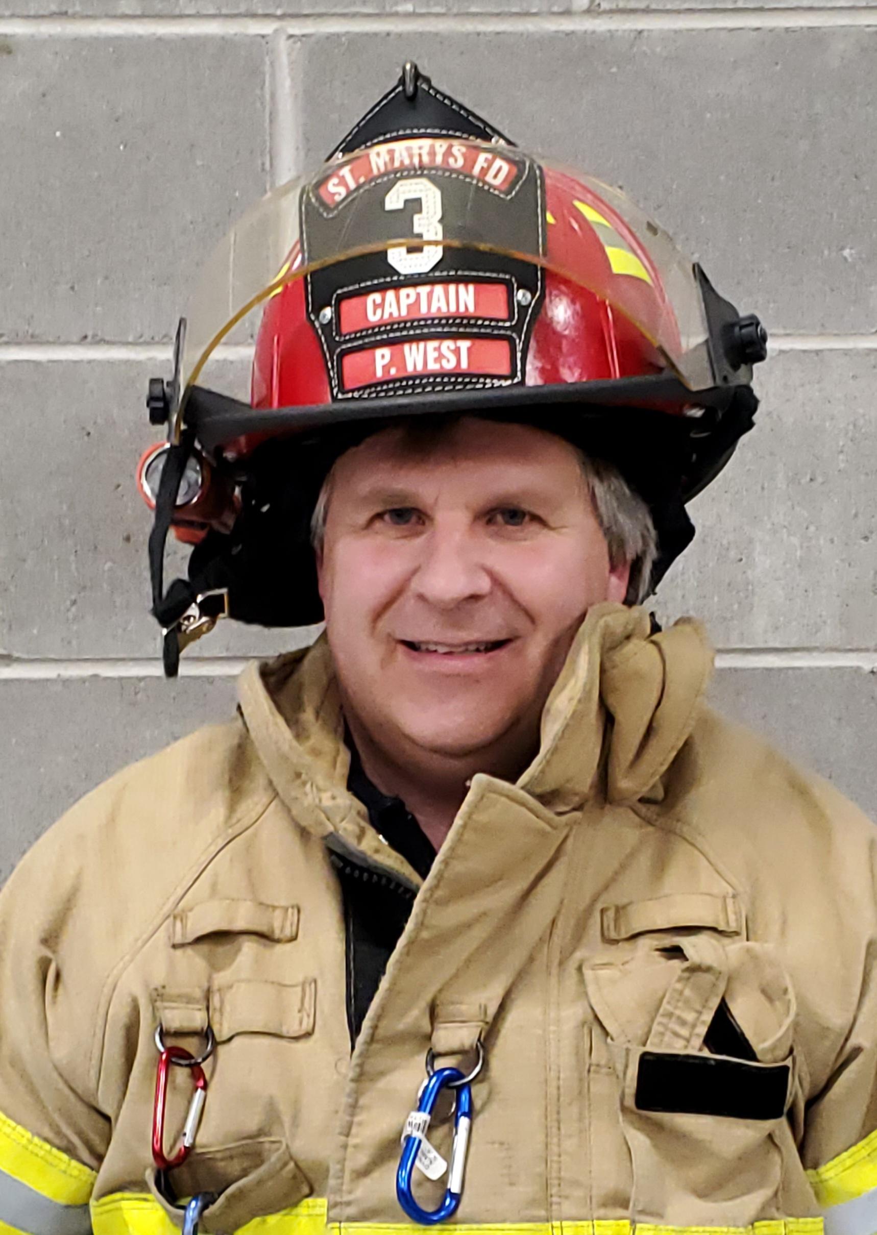 Fire Captain Phil West named Firefighter of the Month for November