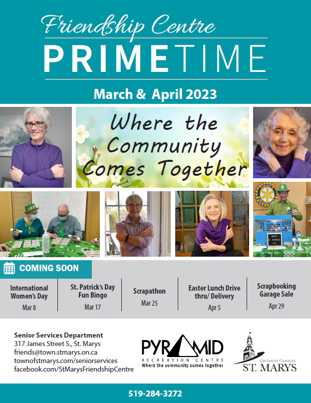 Cover of Friendship Centre Newsletter