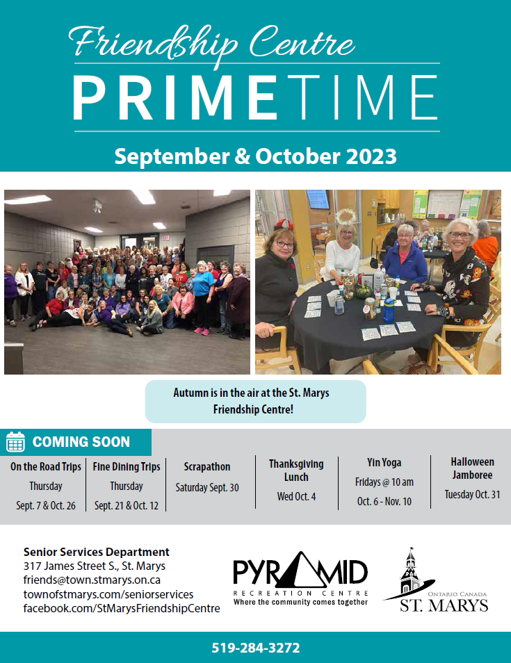 Cover of Friendship Centre Newsletter