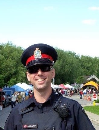 New Community Resource Officer, Constable Aaron Mounfield.