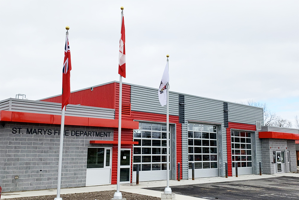 The new St. Marys Fire Station on James St.