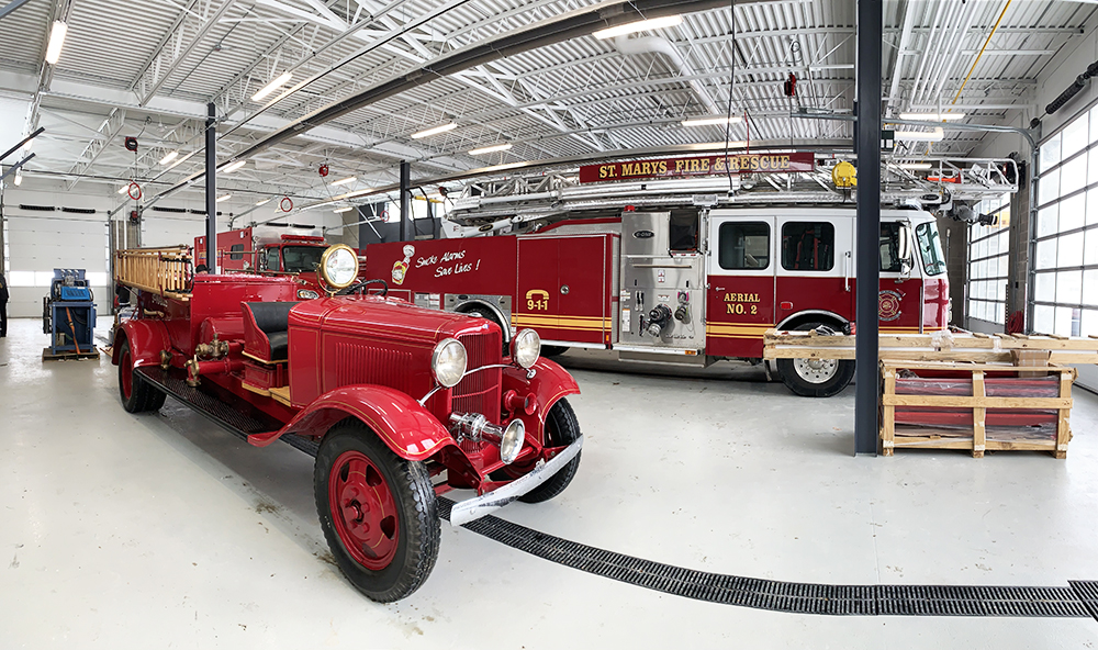 The St Marys Fire Department officially moved into the newly renovated fire hall on Saturday, February 13, 2021.