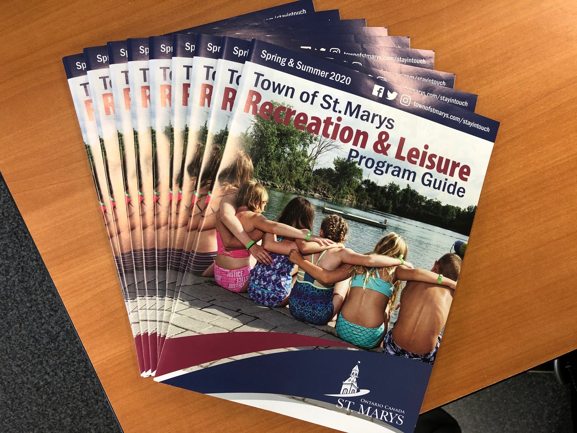 Copies of spring and summer rec & leisure guide