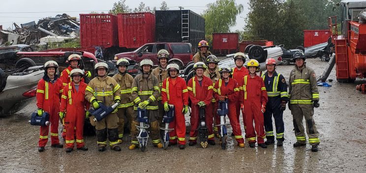 St. Marys advanced vehicle extrication training course