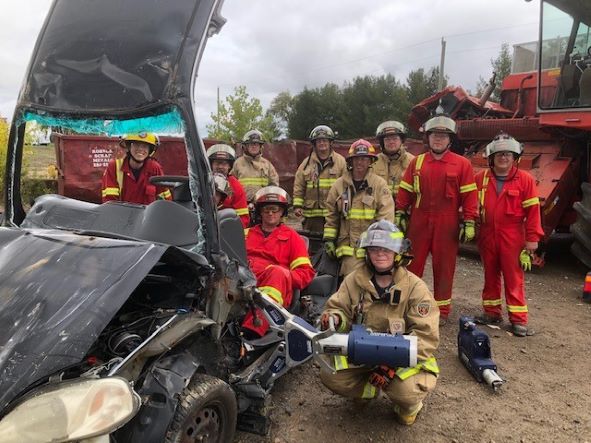 Fire Advanced vehicle extrication training course