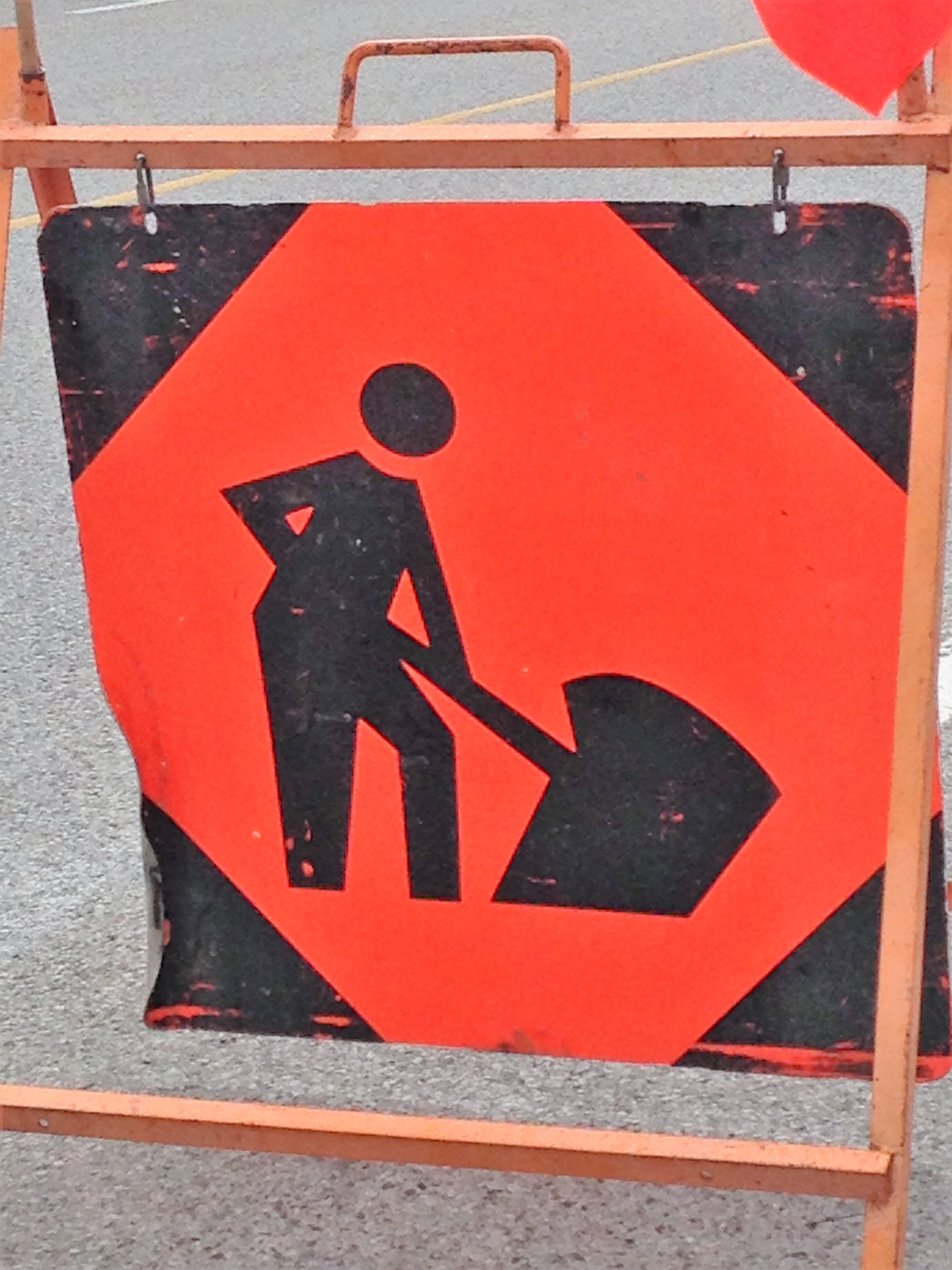 Road Work Sign