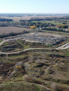 Drone image of St. Marys landfill