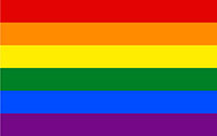 Image of the rainbow Pride flag