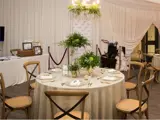Round table setup for special event