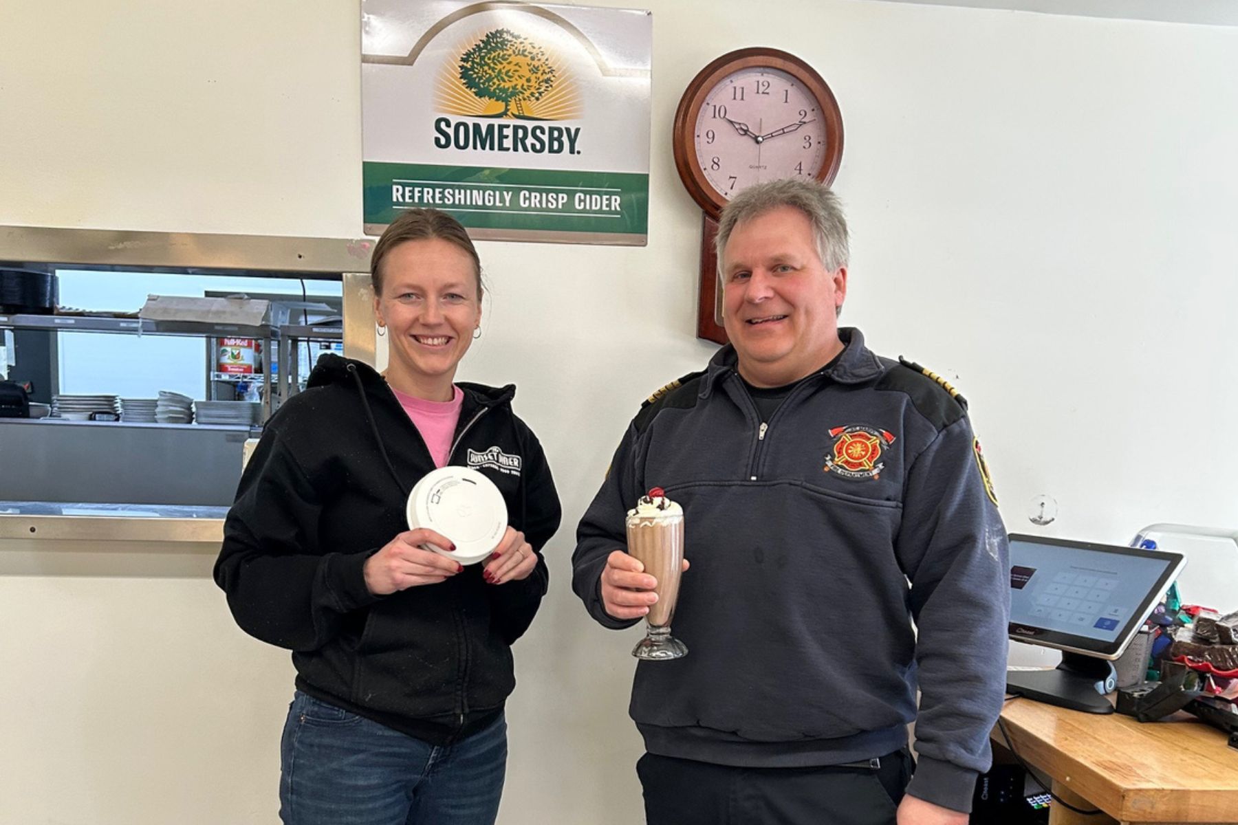 Phil West and Hillary Hughes